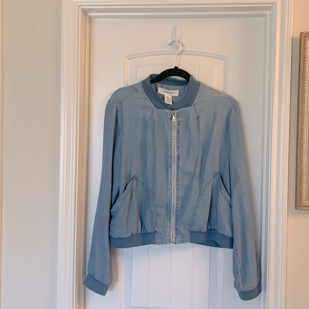 Bomber Blue Jean Jacket